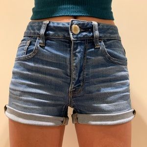 american eagle jean shorts